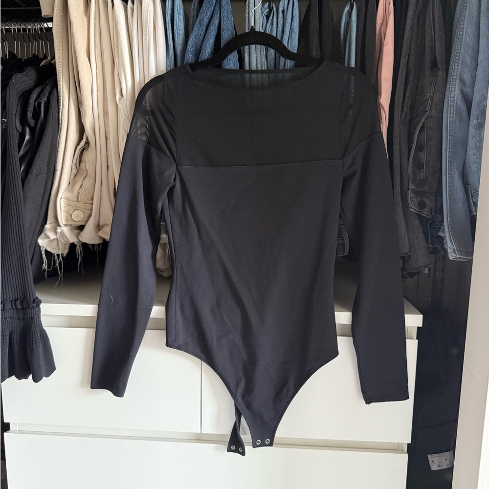 Black Long Sleeve Bodysuit